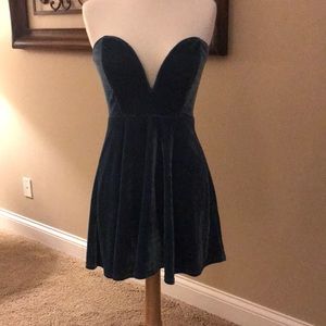 Tobi Velvet Mini Dress